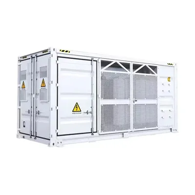 Install solar energy storage cabin